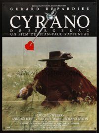 2w124 CYRANO DE BERGERAC French 1p '90 Gerard Depardieu as Edmond Rostand's big-nosed hero!