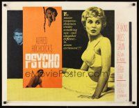 2w023 PSYCHO style A 1/2sh '60 sexy half-dressed Janet Leigh, A. Perkins, Alfred Hitchcock classic!