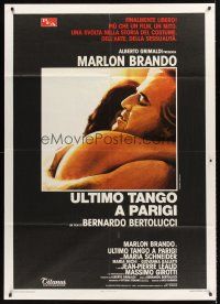 2w086 LAST TANGO IN PARIS Italian 1p R80s Marlon Brando, Maria Schneider, Bertolucci, different!