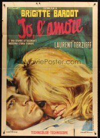 2w096 TWO WEEKS IN SEPTEMBER Italian 1p '67 A Coeur Joie, art of Brigitte Bardot by Tarantelli!