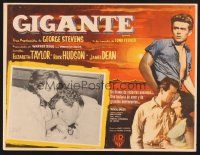 2w186 GIANT Mexican LC '56 James Dean, Elizabeth Taylor, Rock Hudson, directed by George Stevens!