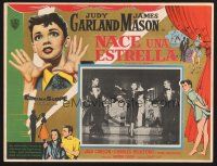2w199 STAR IS BORN Mexican LC '54 great close up full-length image of Judy Garland on stage!