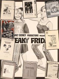 2x016 LOT OF 10 PRESSBOOKS '42 - '77 Freaky Friday, Inside the Law, Boy Ten Feet Tall & more!