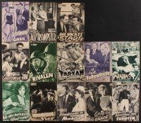 2x025 LOT OF 13 NEUES FILM AUSTRIAN PROGRAMS '42 - '63 Naked City, Tarzan the Magnificent & more!