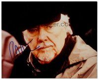 2x290 ROBERT ALTMAN signed color 8x10 REPRO still '02 close portrait when he directed Gosford Park!