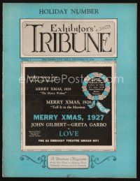 2x087 EXHIBITORS TRIBUNE exhibitor magazine Dec 24, 1927 Ruth Taylor in Gentlemen Prefer Blondes!
