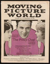 2x082 MOVING PICTURE WORLD exhibitor magazine August 14, 1920 Mutt & Jeff, Pearl White, Mack Swain