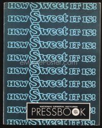 2x193 HOW SWEET IT IS pressbook '68 Jerry Paris, James Garner, Debbie Reynolds, Maurice Ronet