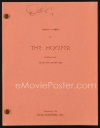 2x148 HOOFER revised draft TV script October 26, 1963, screenplay by Ed Jurist & Bud Nye!