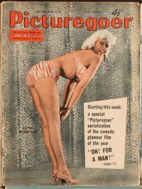 2x034 LOT OF 25 PICTUREGOER MAGAZINES '57 lots of the sexiest actresses of that time period!