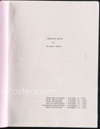 2x134 CANADIAN BACON revised shooting script October 4, 1993, screenplay by Michael Moore!