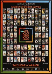 2y037 AFI'S 100 YEARS 100 LAUGHS video 1sh '00 great images of classic comedies!