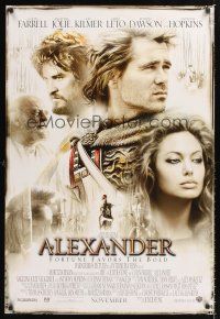 2y048 ALEXANDER advance DS 1sh '04 directed by Oliver Stone, Colin Farrell & pretty Angelina Jolie!