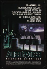 2y052 ALIEN NATION 1sh '88 they've come to Earth to live among us, they learned our language!