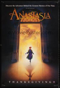 2y078 ANASTASIA style A teaser DS 1sh '97 Don Bluth cartoon about the missing Russian princess!