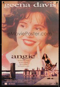 2y085 ANGIE DS 1sh '94 close-up of Geena Davis, the miracles we create, Disney!