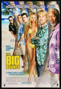 2y186 BIG BOUNCE advance DS 1sh '04 Owen Wilson, Morgan Freeman & sexy Sara Foster!