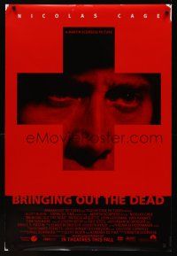 2y210 BRINGING OUT THE DEAD advance DS 1sh '99 paramedic Nicolas Cage, Arquette, Martin Scorsese!