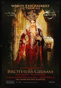 2y212 BROTHERS GRIMM teaser DS 1sh '05 Matt Damon, sexy Monica Bellucci, fairest of them all!