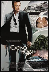 2y233 CASINO ROYALE Spanish/U.S. advance DS 1sh '06 Daniel Craig as James Bond & sexy Eva Green!