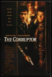 2y269 CORRUPTOR DS 1sh '99 cool image of Chow Yun-Fat & Mark Wahlberg in action!