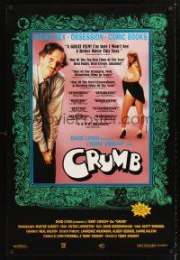 2y272 CRUMB 1sh '95 underground comic book artist and writer, Robert Crumb!