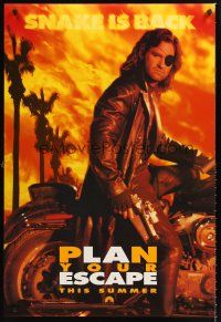 2y313 ESCAPE FROM L.A. teaser DS 1sh '96 John Carpenter, Kurt Russell returns as Snake Plissken!