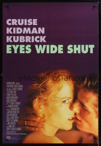 2y320 EYES WIDE SHUT 1sh '99 Stanley Kubrick, romantic c/u of Tom Cruise & Nicole Kidman!