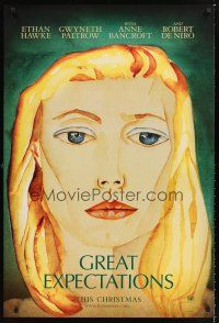 2y403 GREAT EXPECTATIONS style A teaser DS 1sh '98 the best Gwyneth Paltrow artwork!