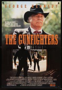 2y410 GUNFIGHTERS video 1sh '87 George Kennedy, nothing was faster than a speeding bullet!