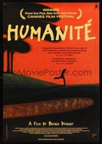 2y443 HUMANITE arthouse 1sh '99 Bruno Dumont's L'Humanite, cool art by Lorenzo Mattotti!