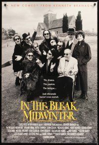 2y459 IN THE BLEAK MIDWINTER advance 1sh '96 Kenneth Branagh, Richard Briers, Joan Collins
