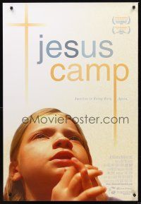 2y478 JESUS CAMP 1sh '06 Bible camp brainwashing indoctrination documentary!