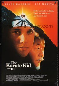2y490 KARATE KID PART III 1sh '89 Ralph Macchio, Pat Morita, directed by John Avildsen!