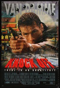 2y508 KNOCK OFF DS 1sh '98 there is no substitute for Jean-Claude Van Damme!