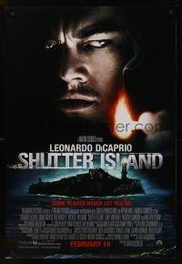 2y671 SHUTTER ISLAND advance DS 1sh '10 Scorsese, Leonardo DiCaprio, some places never let you go!