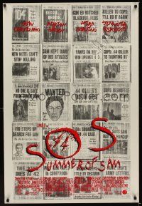 2y707 SUMMER OF SAM signed DS 1sh '99 by John Leguizamo, Spike Lee, multiple newspaper articles!