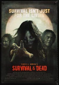 2y711 SURVIVAL OF THE DEAD DS 1sh '10 George A. Romero zombie horror, cool image!