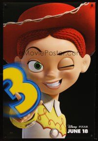2y741 TOY STORY 3 advance DS 1sh '10 Disney & Pixar, close-up of cowgirl Jessie!