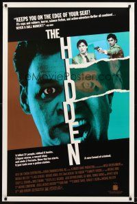 2z348 HIDDEN 1sh '87 it's cops & robbers, horror, and action-adventure thriller all combined!