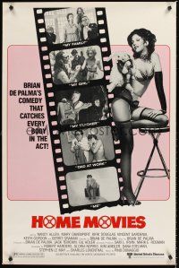 2z354 HOME MOVIES 1sh '79 Brian De Palma, super sexy Nancy Allen in lingerie!