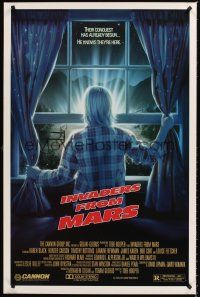 2z379 INVADERS FROM MARS r-rated style 1sh '86 Tobe Hooper, different art by Mahon, they're here!