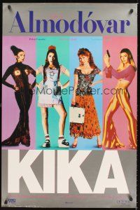 2z402 KIKA 1sh '93 Pedro Almodovar, great full-length images of four sexy models!