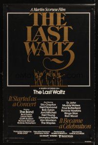 2z425 LAST WALTZ int'l 1sh '78 Martin Scorsese, it started as a rock concert & became a celebration!