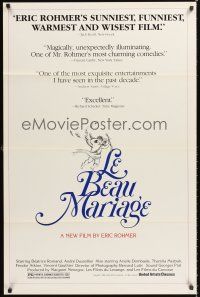 2z426 LE BEAU MARIAGE 1sh '82 Eric Rohmer directed, Beatrice Romand, Andre Dussollier!