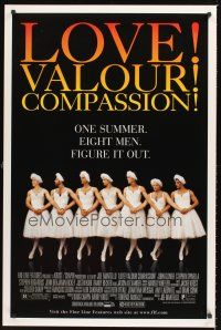 2z457 LOVE! VALOUR! COMPASSION! DS 1sh '97 great image of Jason Alexander & other men as ballerinas!