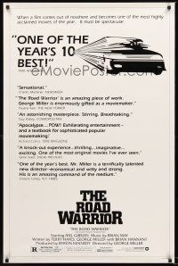 2z465 MAD MAX 2: THE ROAD WARRIOR reviews 1sh '82 Mel Gibson returns as Mad Max!