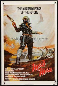 2z463 MAD MAX 1sh R83 art of wasteland cop Mel Gibson, George Miller Australian sci-fi classic!