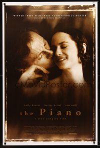2z589 PIANO 1sh '93 romantic image of Holly Hunter, Harvey Keitel!