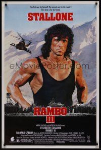 2z624 RAMBO III 1sh '88 Sylvester Stallone returns as John Rambo, this time is for his friend!
